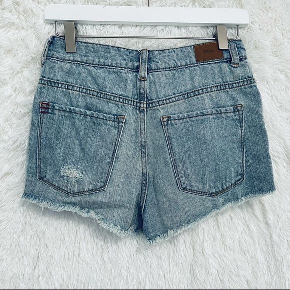 EUC BDG High Rise Dree Cheeky Jean Shorts 27 4 - Picture 8 of 15